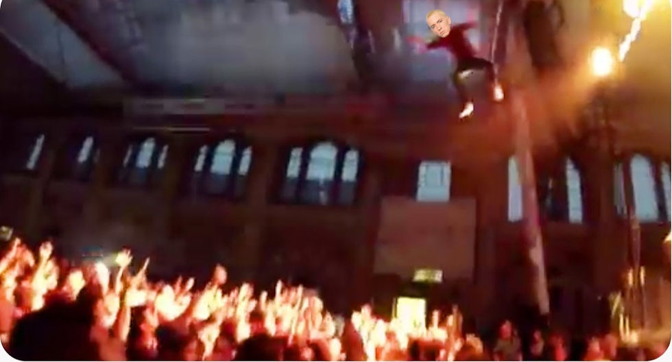 Eminem Does Stage Dive at the Egg for Wheelchair Friendly Charity Event