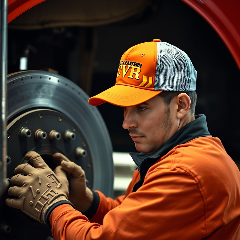 a mechanic working on a trucks brakes.jpg