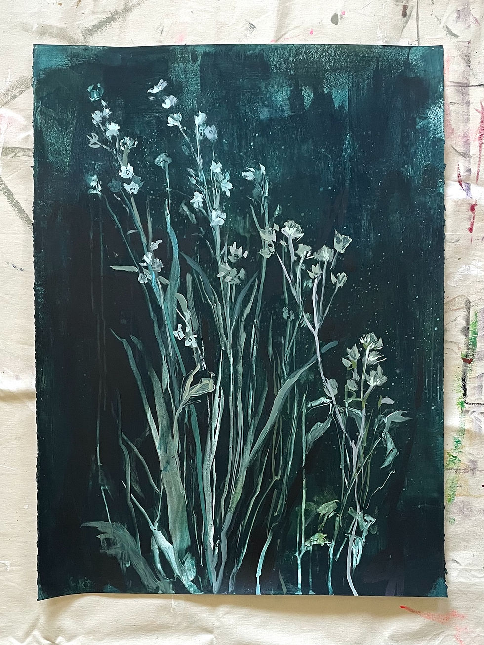 Thumbnail: My History's Told, paper 30x22"