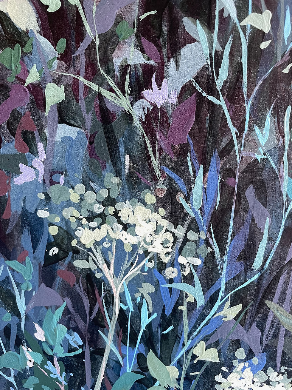 Thumbnail: When I Close My Eyes - canvas, 24x20"