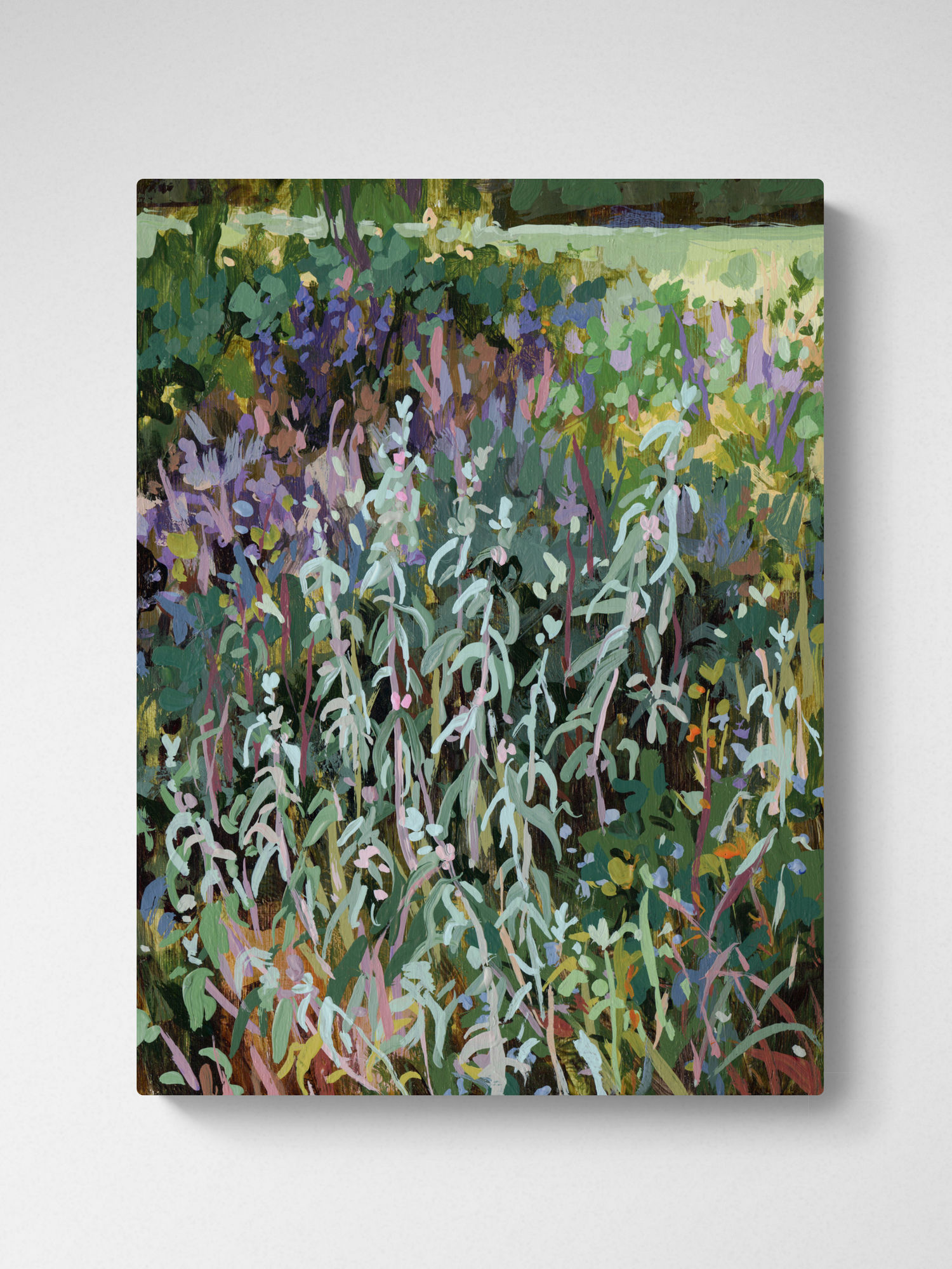 Here I Am - cradled panel, 8x6"