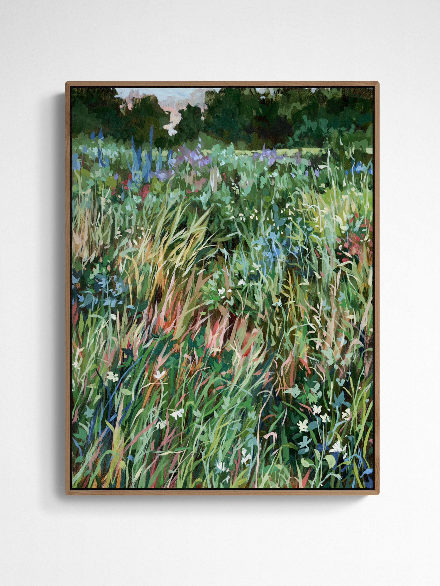 I'll Say It Again - framed cradled wood, 16x12"