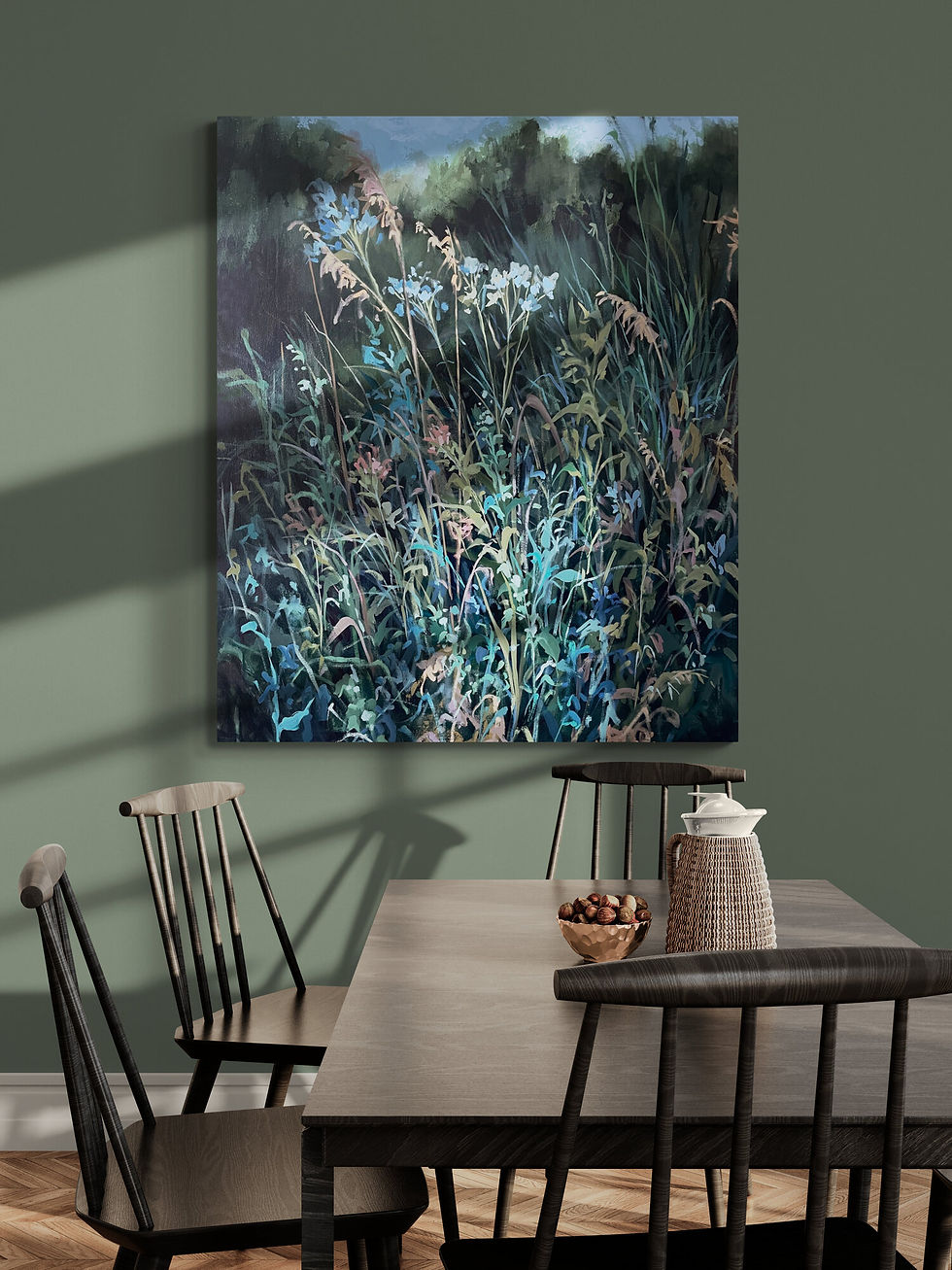 Thumbnail: I'm Still Listening - canvas, 48x40"