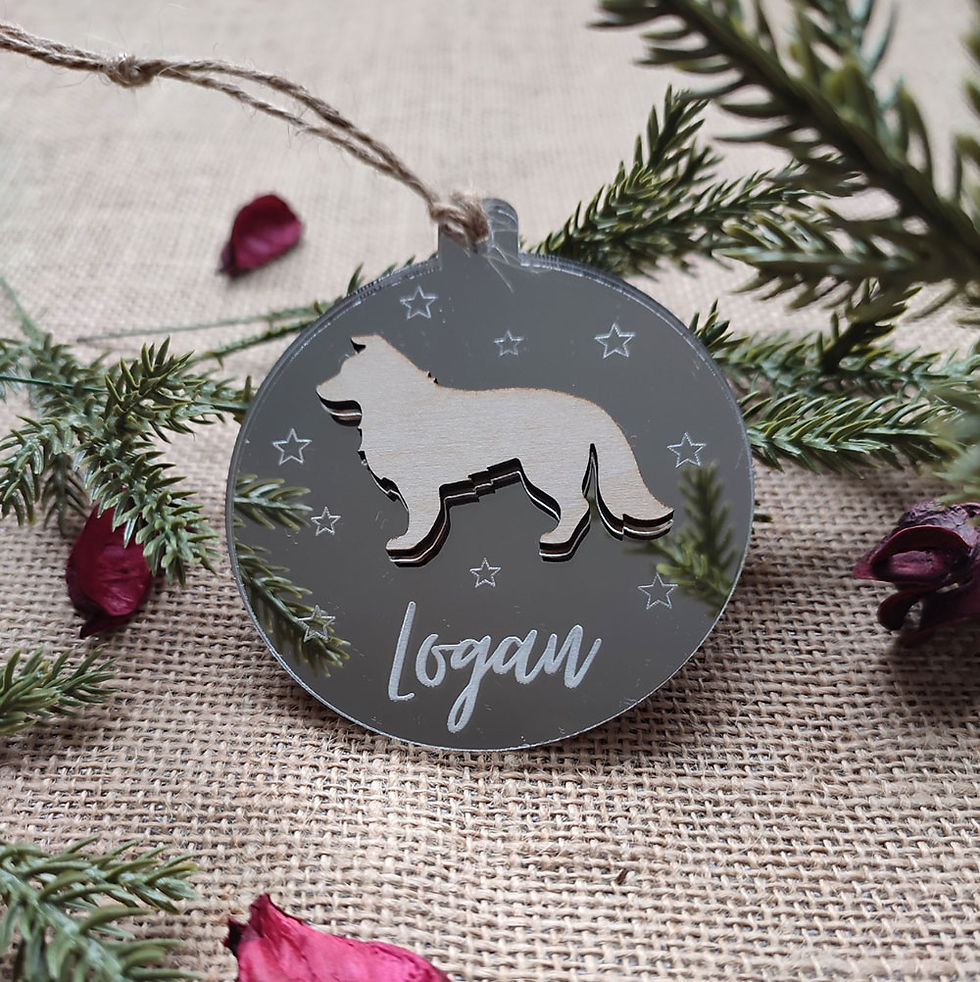 Thumbnail: Perspex Christmas Bauble