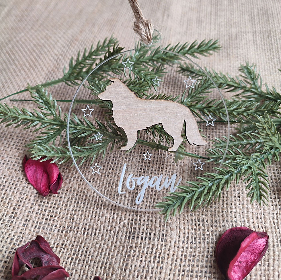Thumbnail: Perspex Christmas Bauble
