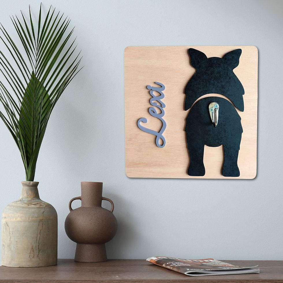 Thumbnail: Personalised Doggy Butt Leash Holder