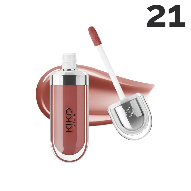 Thumbnail: New Kiko 3D Hydra LipGloss Non-fading Waterproof Blusher Moisturizing Shimmer Ma