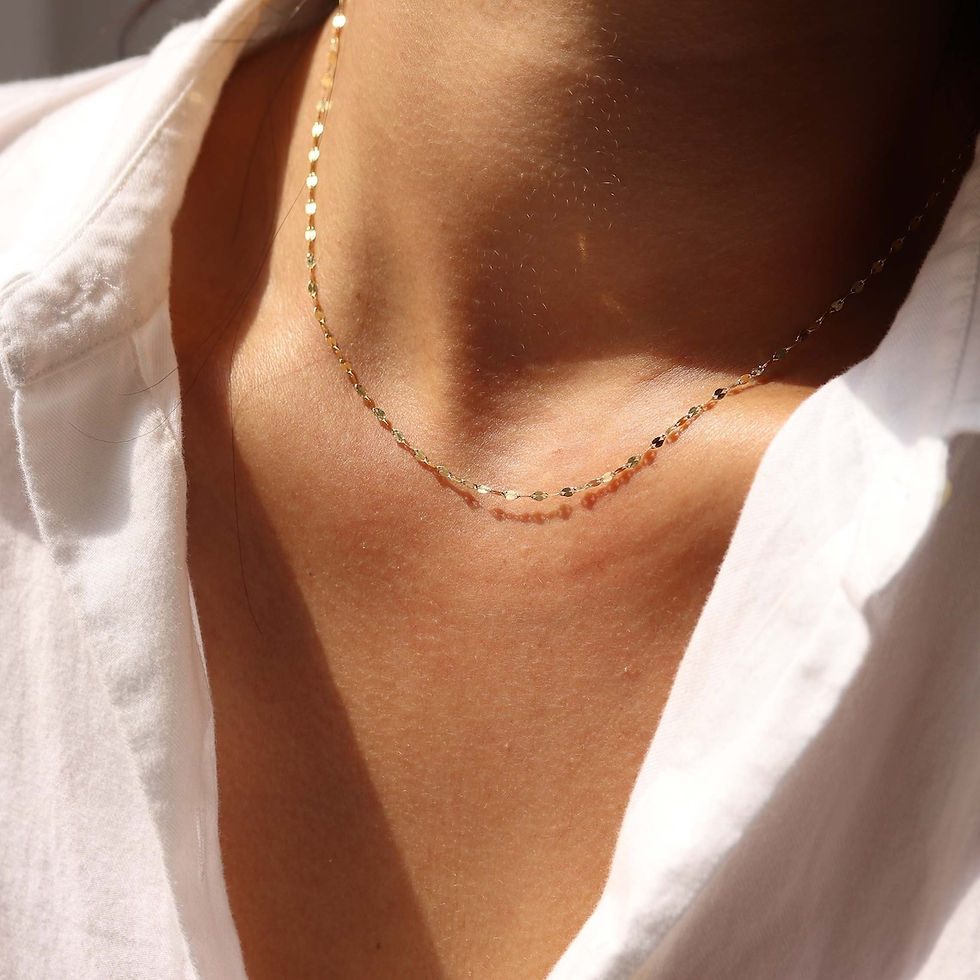 Thumbnail: 5pc 18K Gold Color PVD Plated Stainless Steel Cuba Cross O Ripple Twisted Chain 