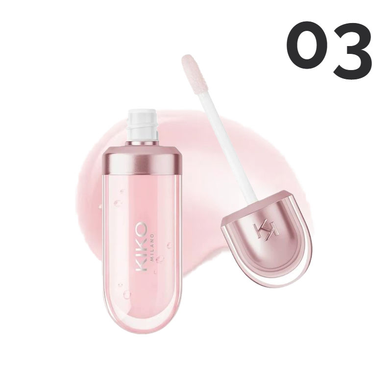 Thumbnail: New Kiko 3D Hydra LipGloss Non-fading Waterproof Blusher Moisturizing Shimmer Ma