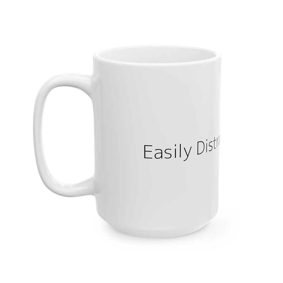 Thumbnail: Easily Distracted by Trains Mug | OTR Designs