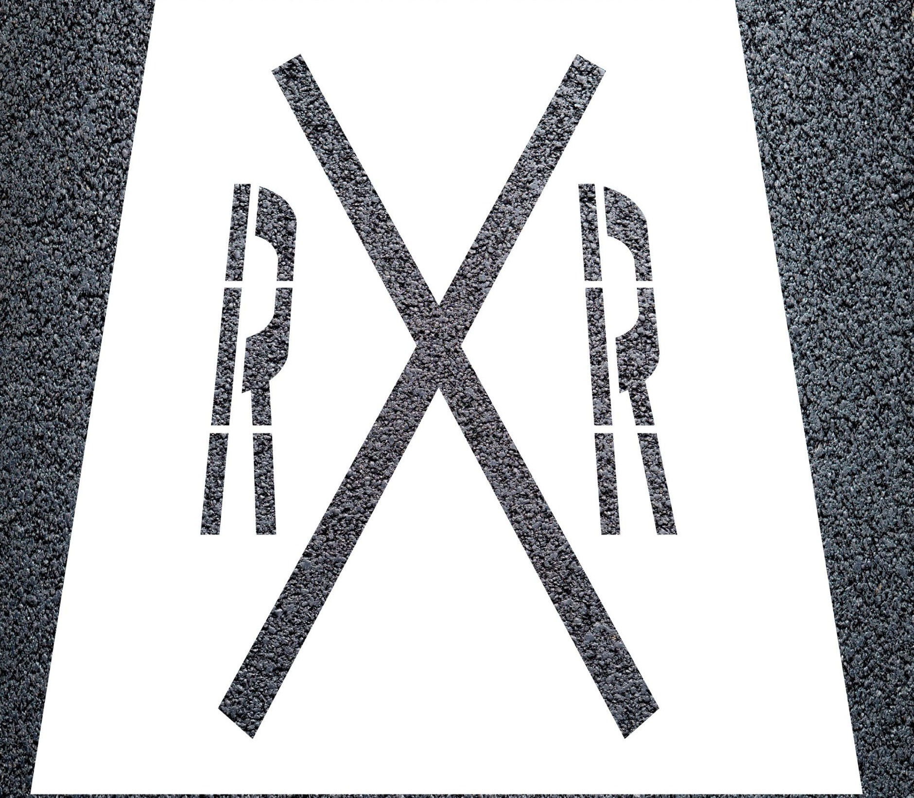Railroad X Stencil 20'Piece