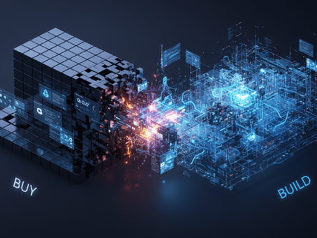 The Backhoe and the Blue Screen: Why the “Build vs. Buy” Debate is Broken in the Age of AI