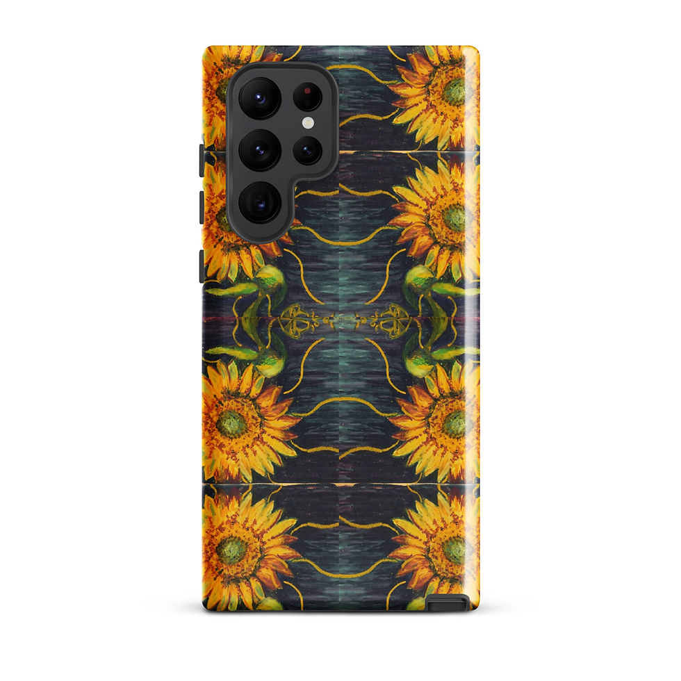 Miniatura: Sunflower Tough case for Samsung®, by BBeh Art Studio, LLC