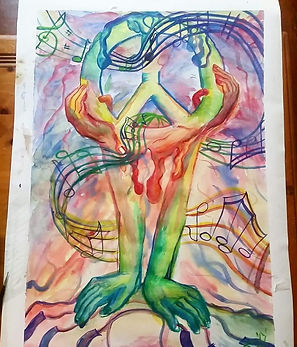 Rockin Peace Painting