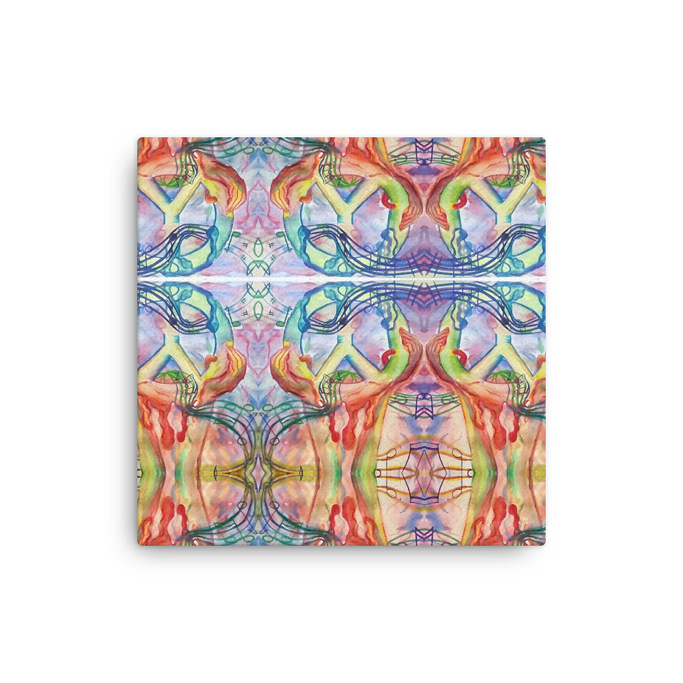 Miniature : Rockin Peace Thin canvas, by BBeh Art Studio, LLC 