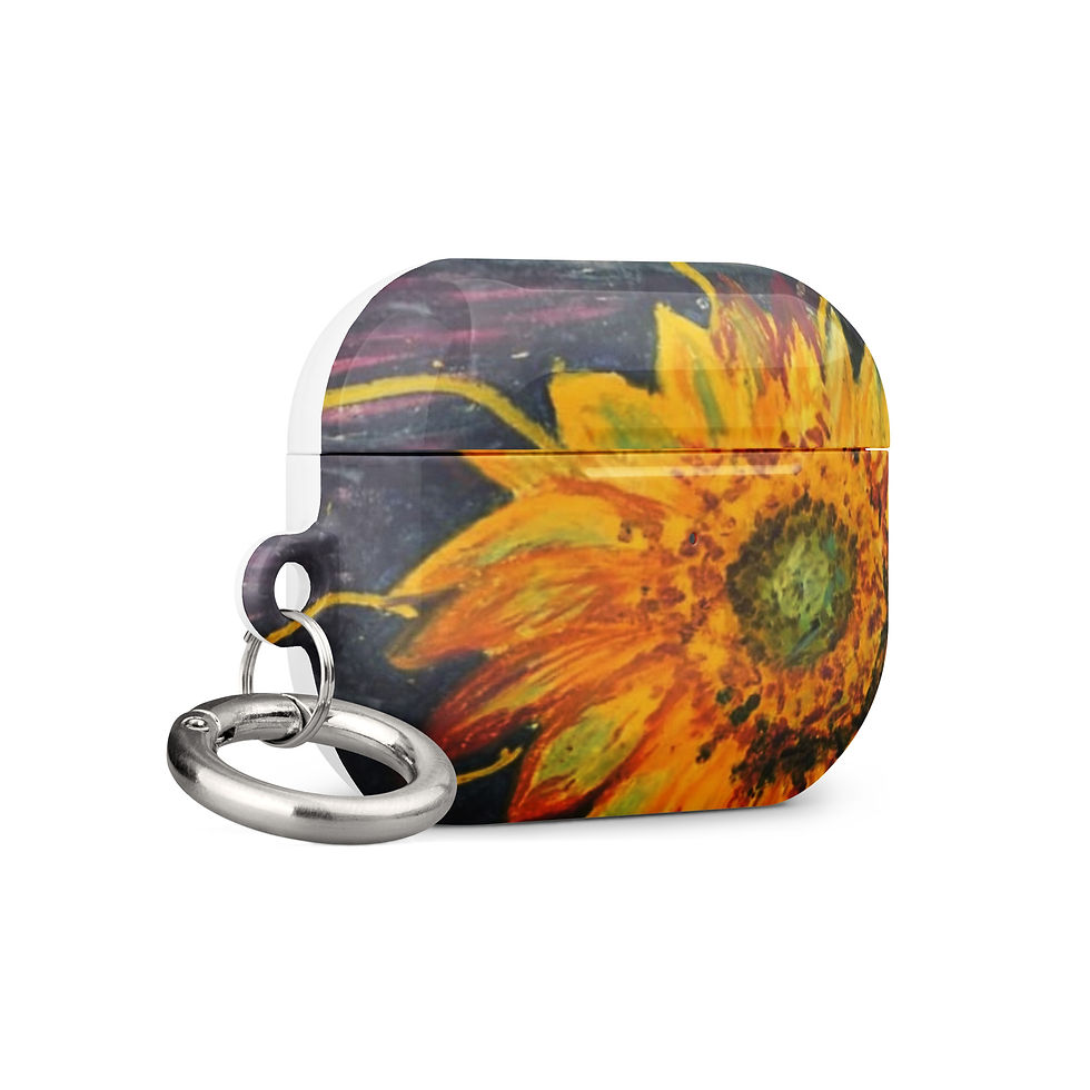 Miniatura: Sunflower Case for AirPods®, By BBeh Art Studio, LLC