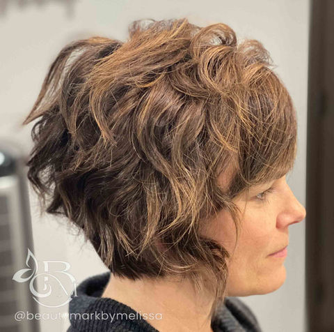 Susan Elevated Bob Bixie Bangs
