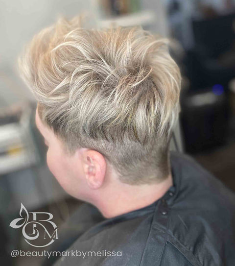Shannon S. Undercut, Short Hair, Buzz Cut, Pixie, Over 40