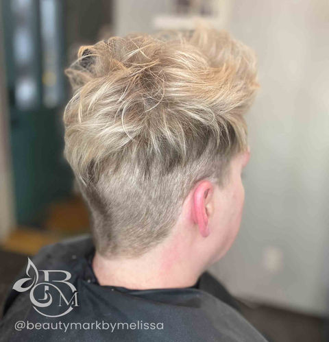 Shannon S. Undercut, Short Hair, Buzz Cut, Pixie, Over 40