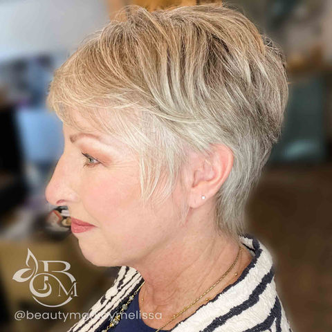 Short Hair Pixie, Over 50 Haircut