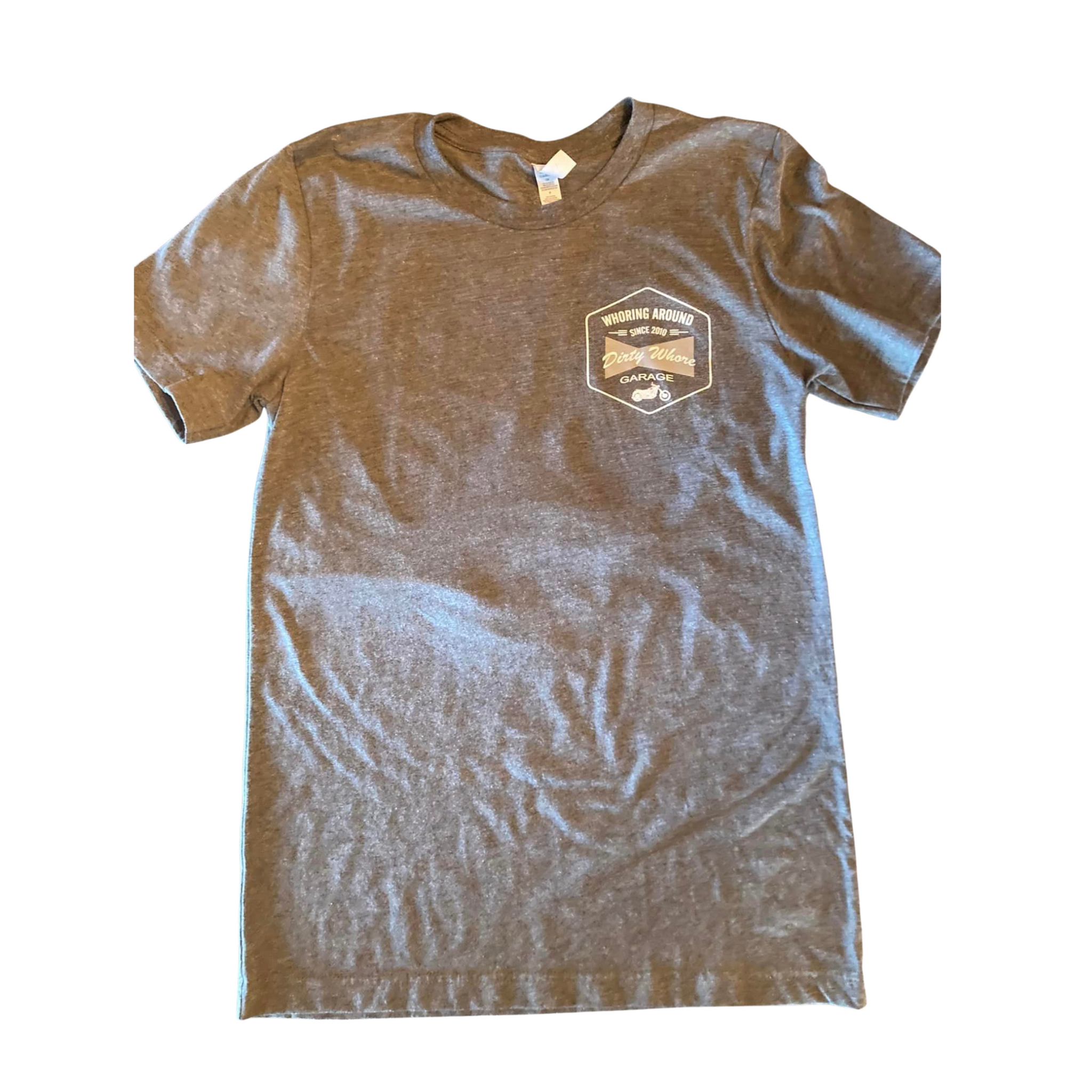 Whoring Around Gray Tee