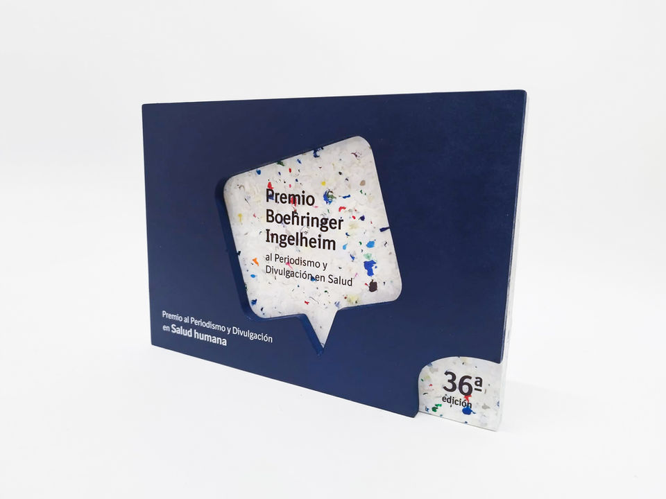 Trofeo placa premios Boehringer Ingelheim