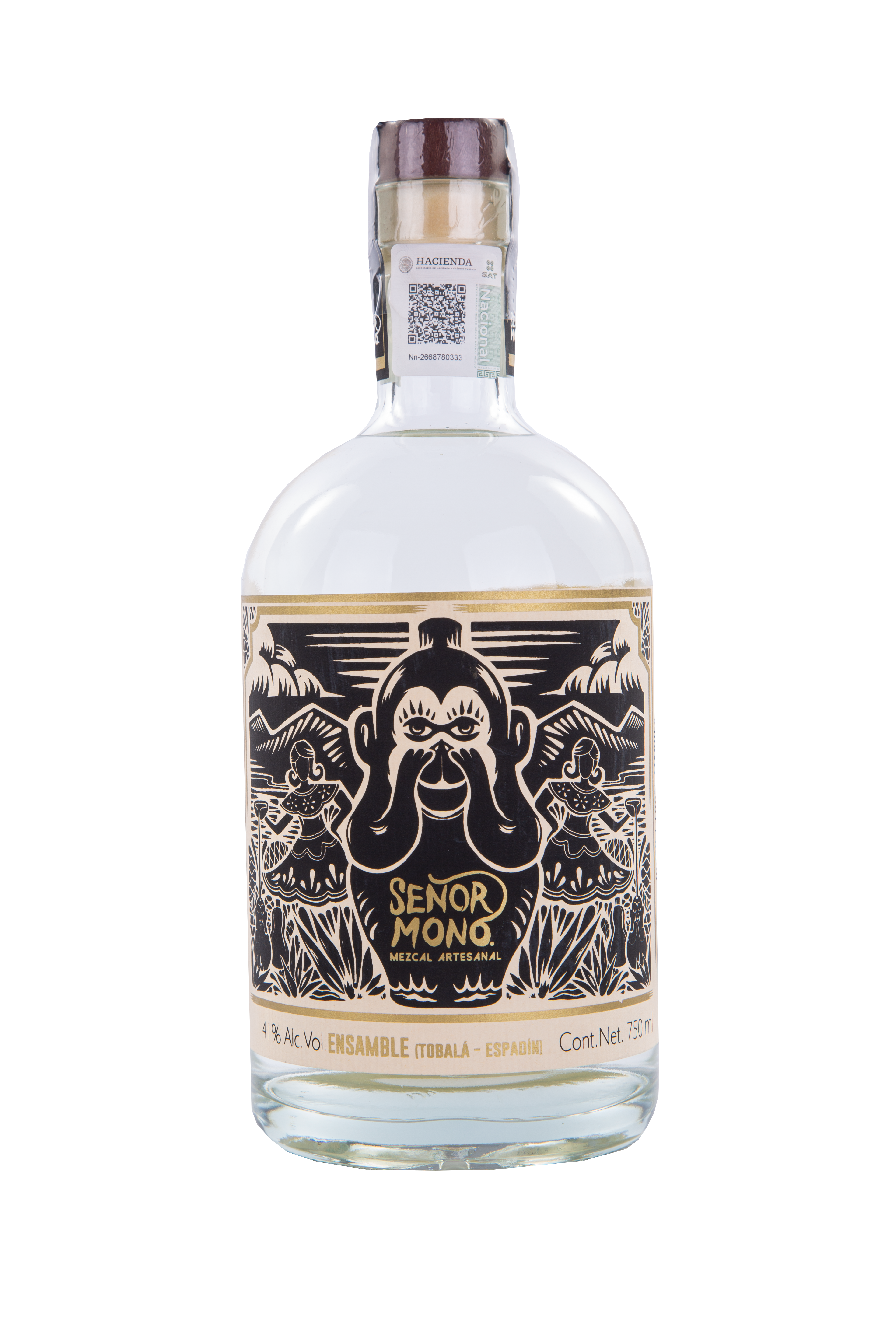 Mezcal Señor Mono Gold Tobala - Espadin