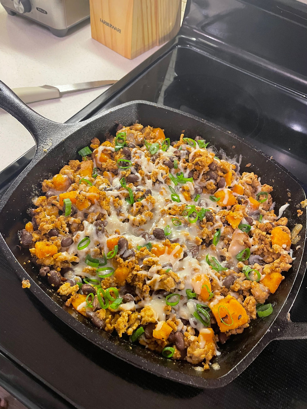 The Power Duo: How Protein and Fiber Keep Your Blood Sugar Steady + Ground Turkey Skillet Recipe