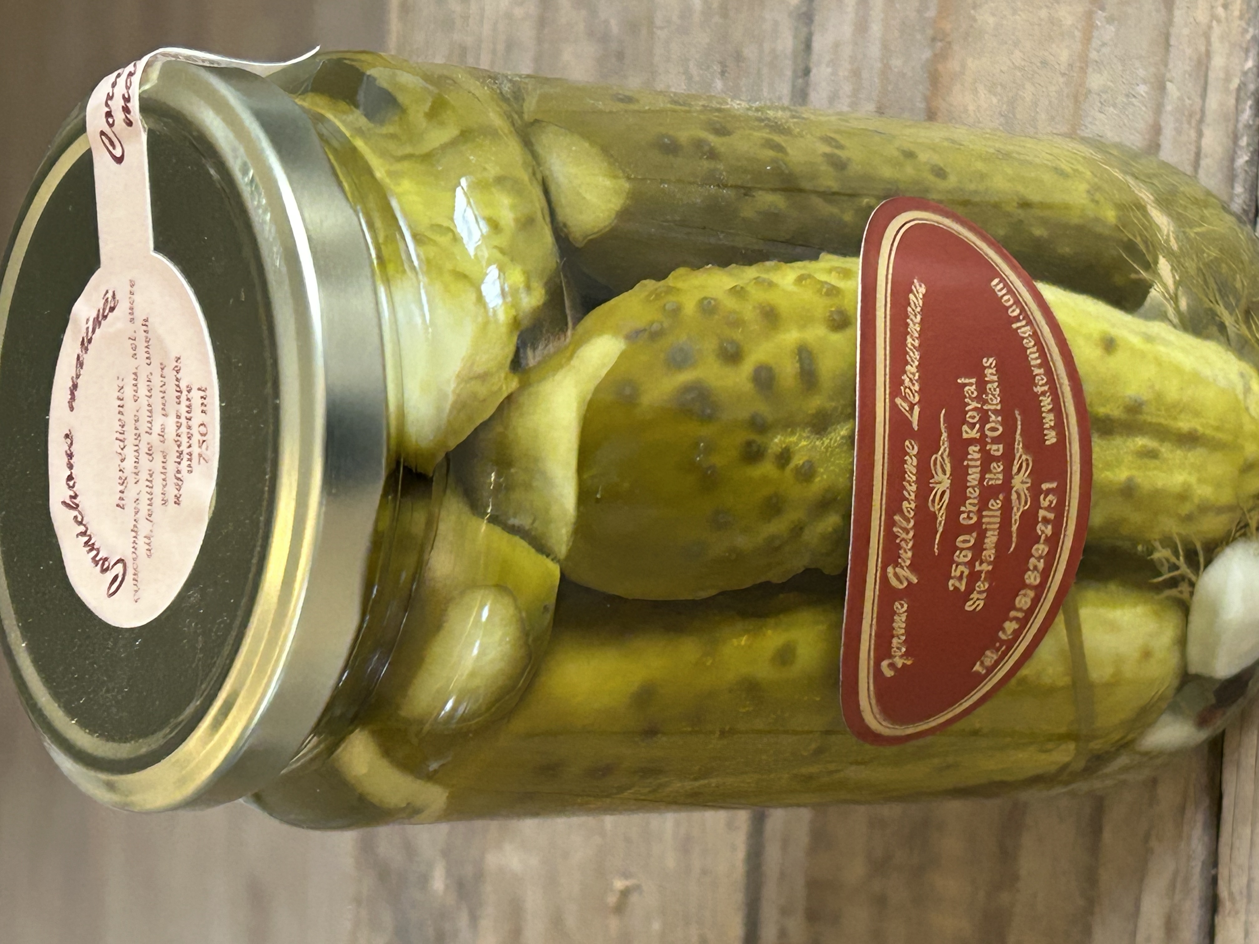 Cornichons marinés