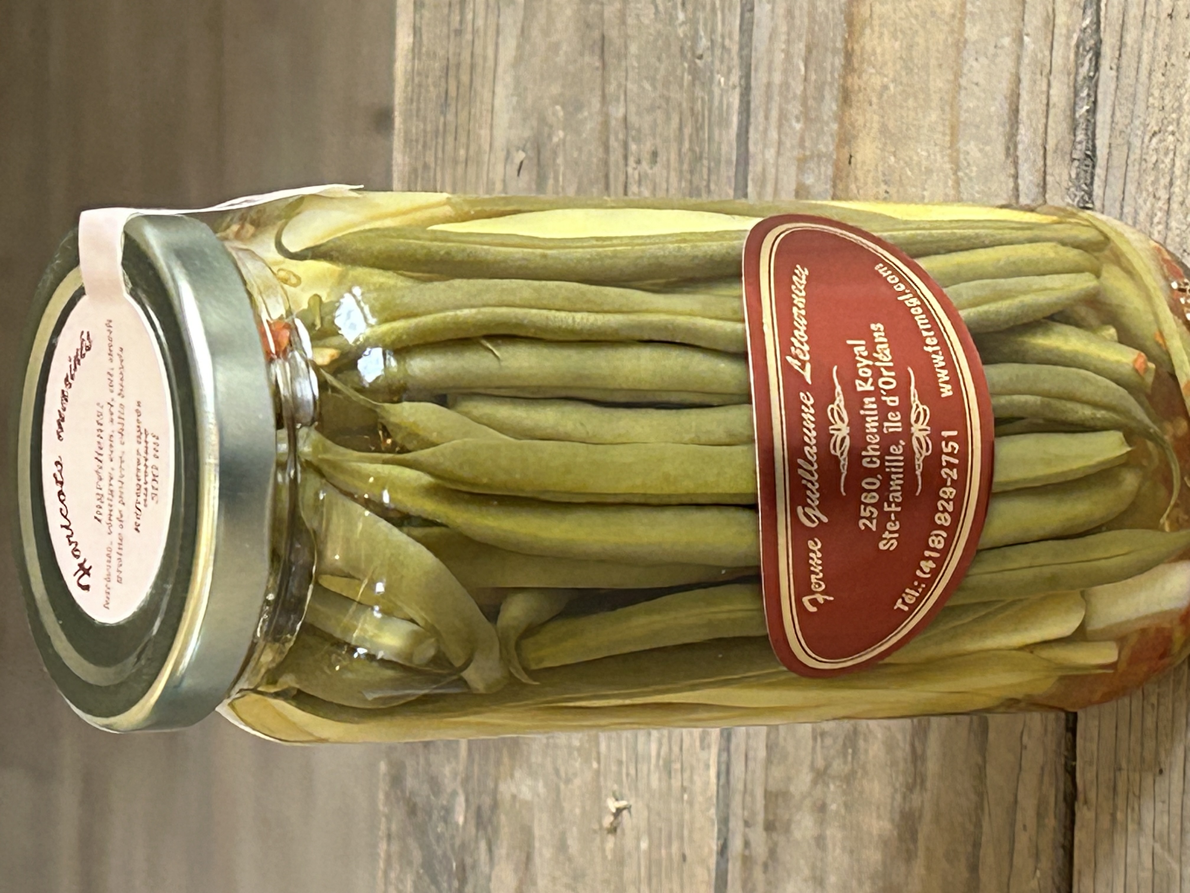 Haricots marinés
