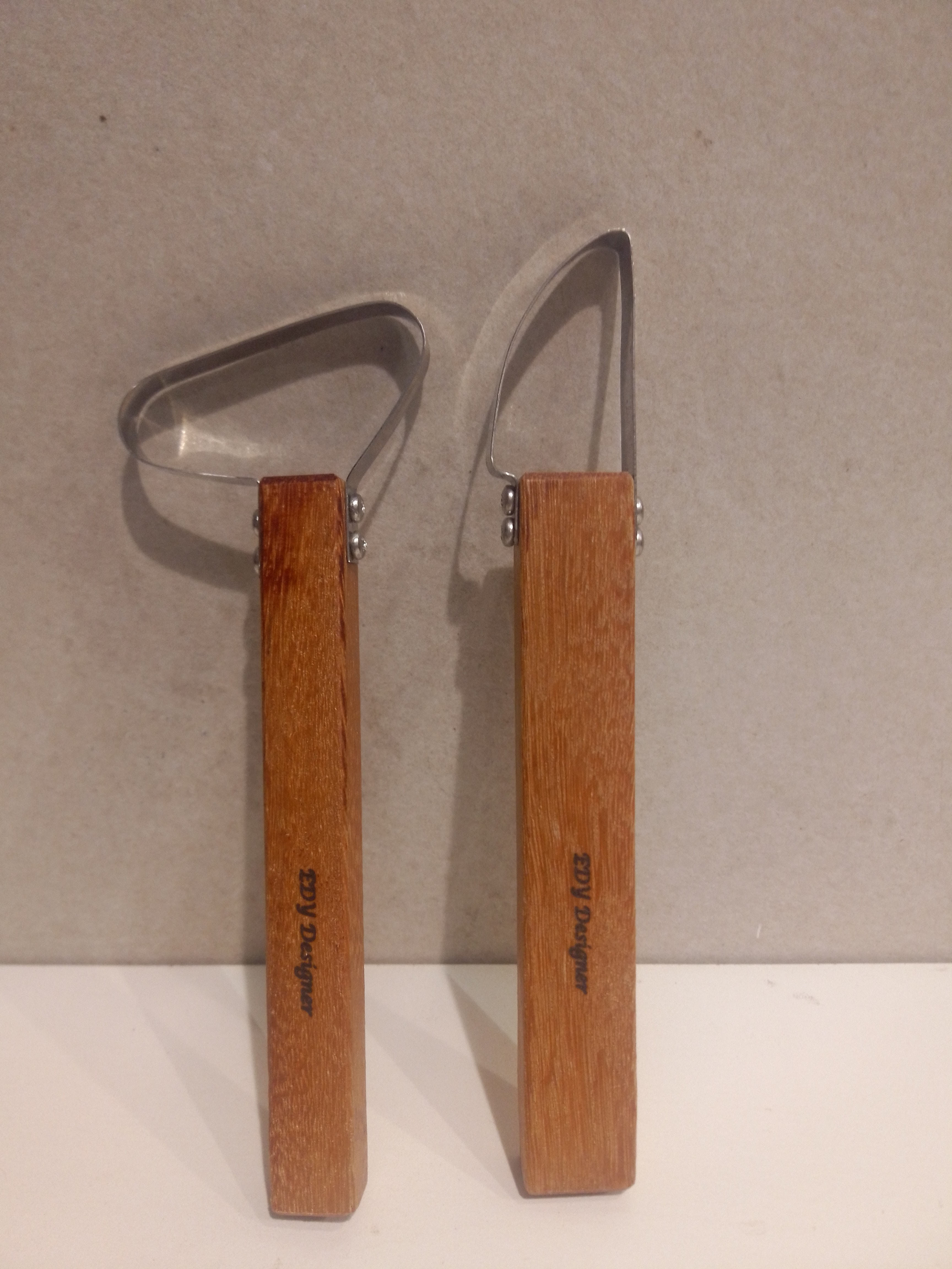 Kit 2 pçs Ferramenta para Acabamento Tipo "Semi-Arqueada"