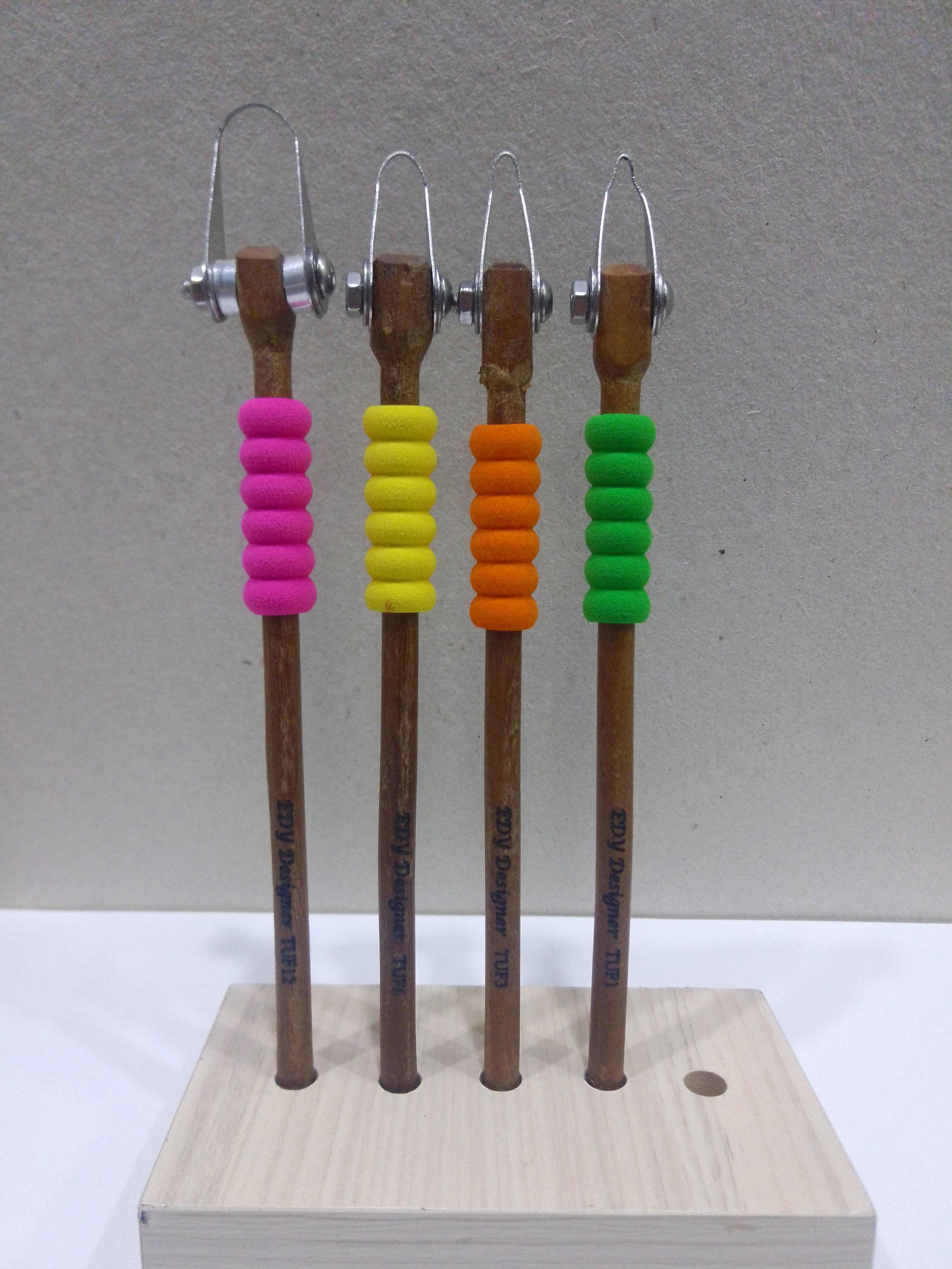 Kit 2 Herramientas para Tallar (Tipo U Punta Recta Fina)