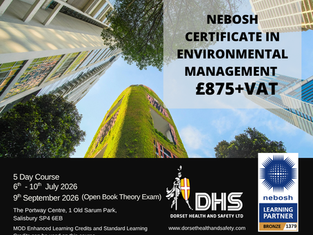 NEBOSH Certificate in Environmental Management July 2026