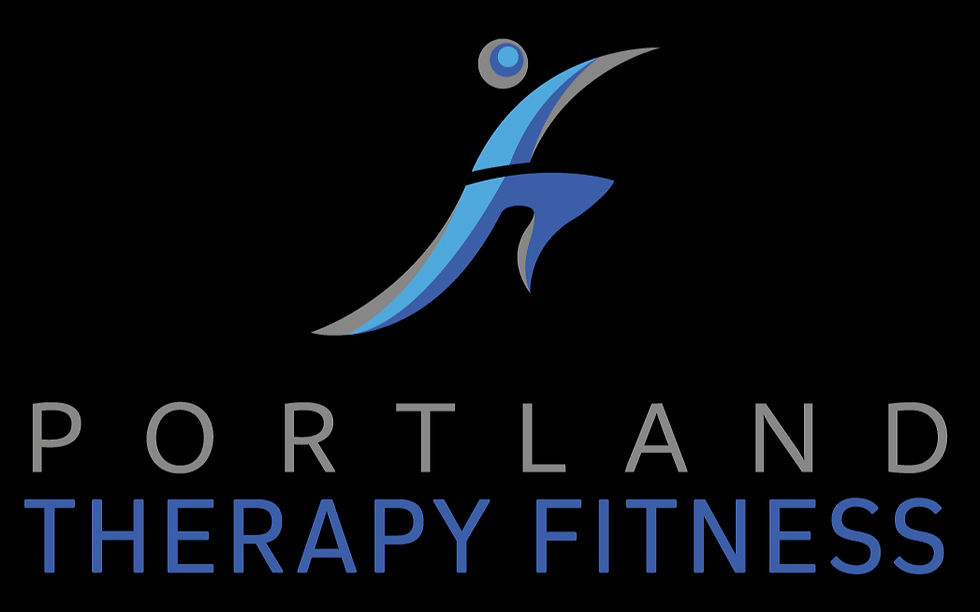 Portland Therapy Fitness logo open gym, personal trainer, fitness class, massage therapist, physiotherapist