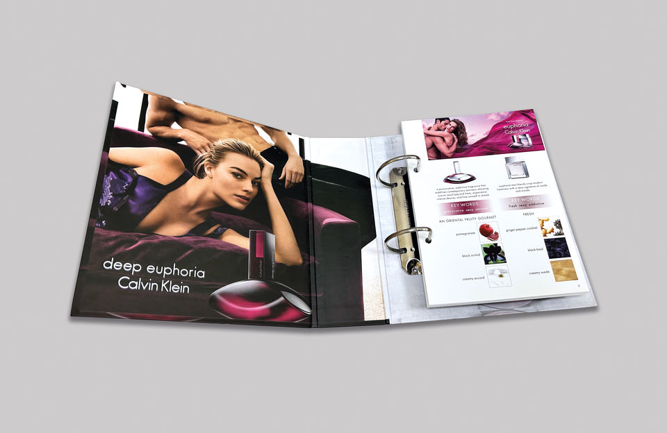 Open Ring Binder Training Materials Graphic Designers and Printers