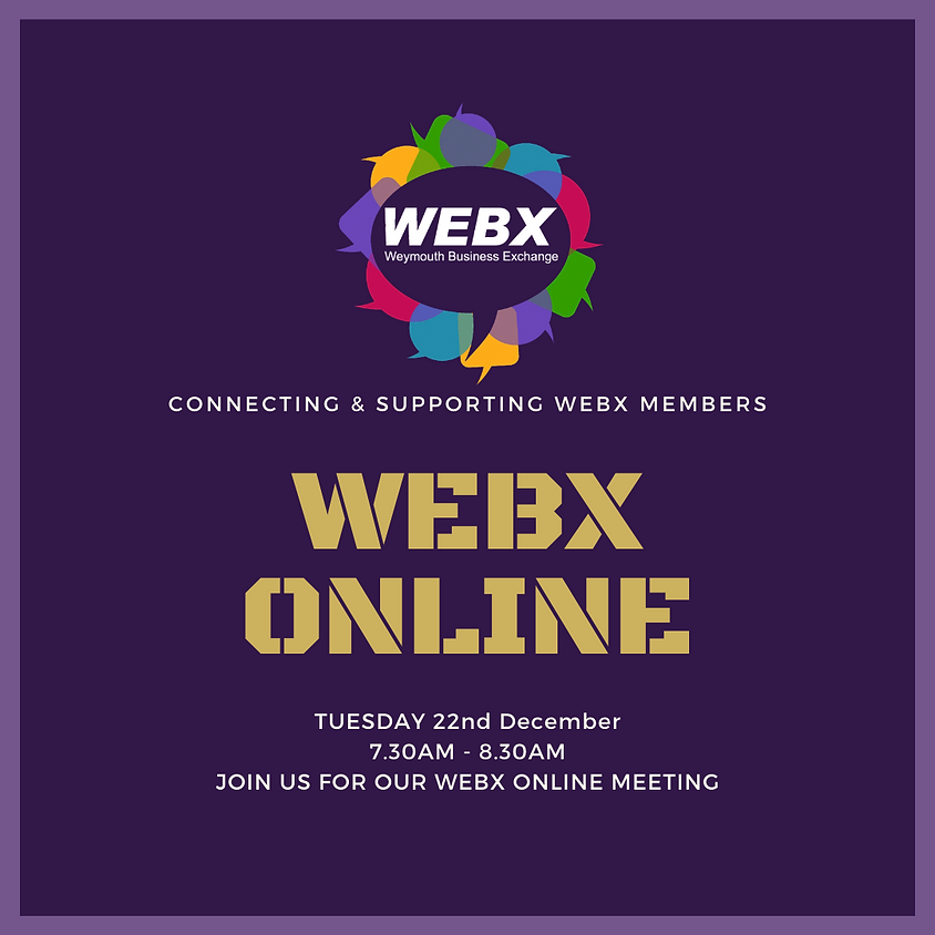 WEBX ONLINE NETWORKING MEETING