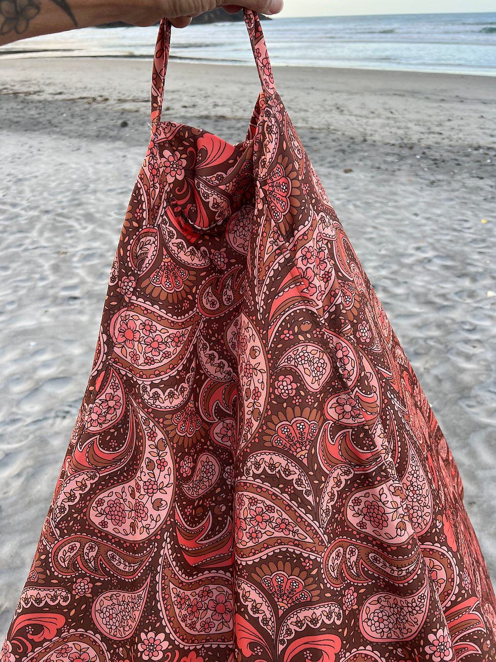 Thumbnail: paisley bloom bean bag
