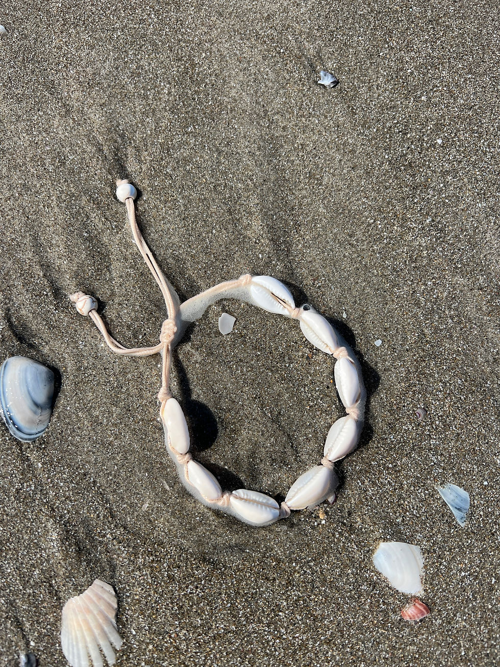 Thumbnail: cowrie shell anklet