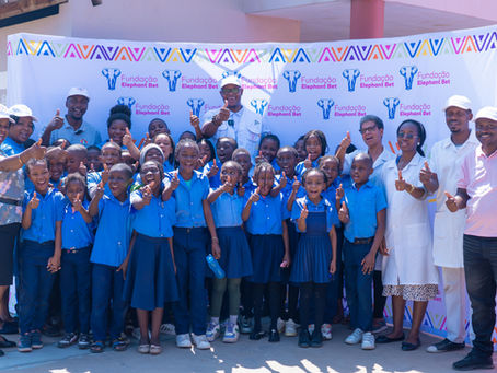 Fundação Elephant Bet leva água e esperança à Escola Lurdes Mutola
