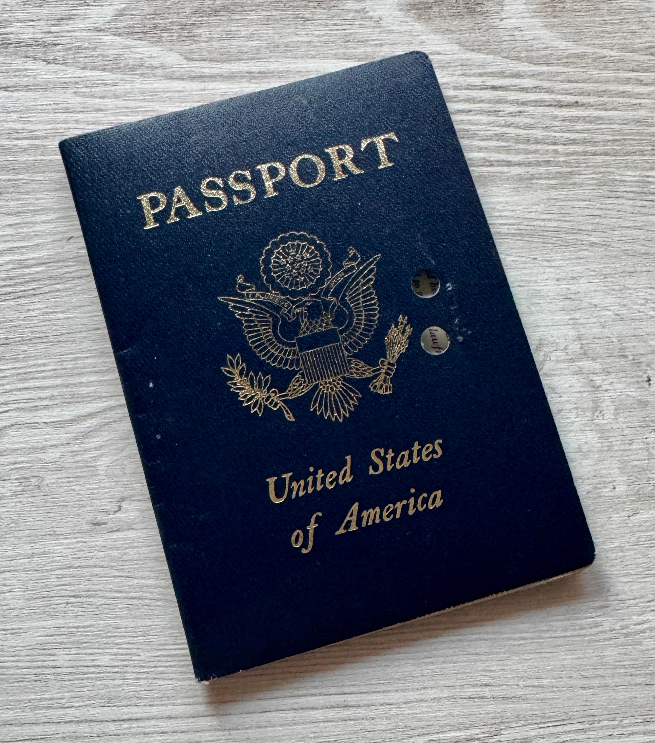 United States 2002-2007 pre-biometric passport w/ various travel