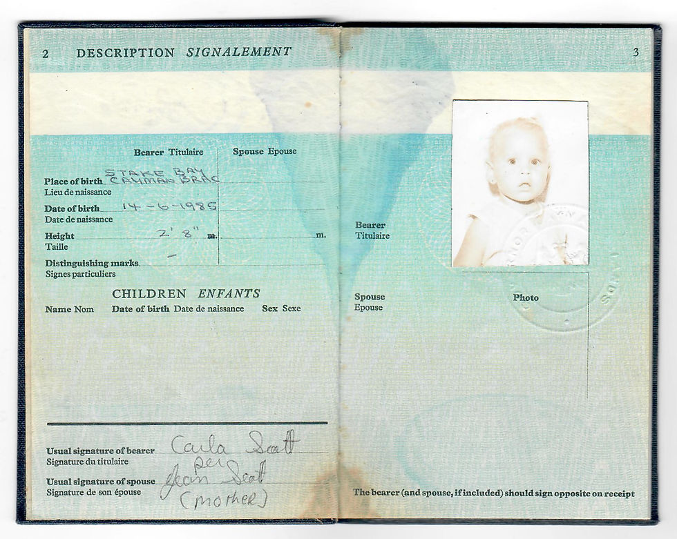 Thumbnail: British Cayman Islands 1986 passport EXTREMELY RARE!!!