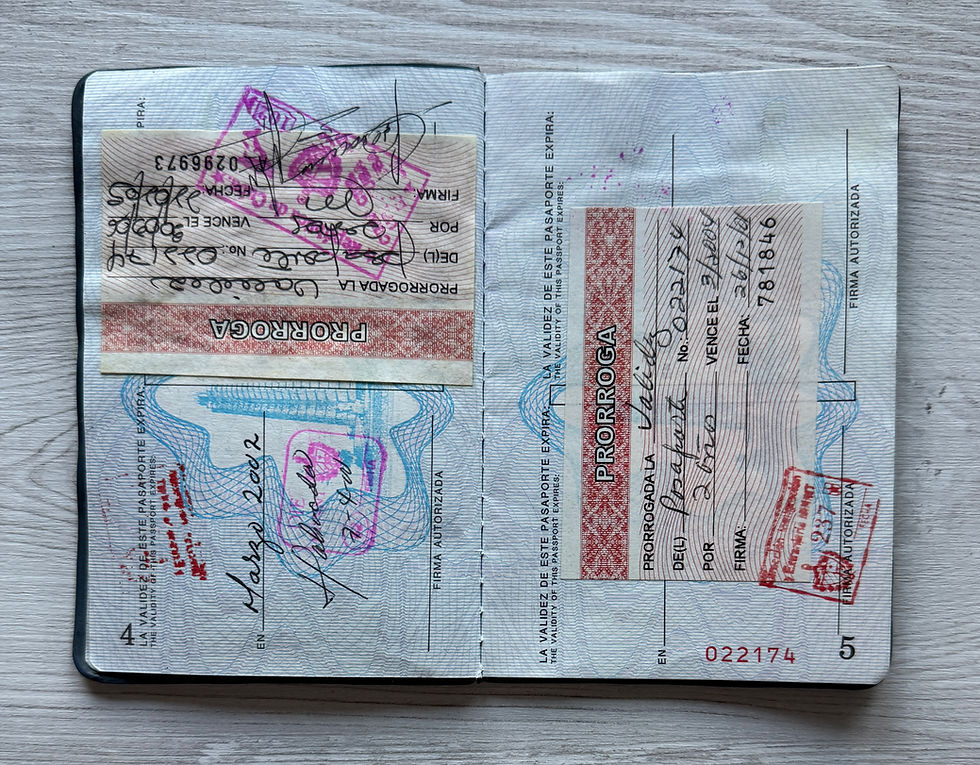 Thumbnail: Caribbean 2000 passport w/ multiple visas