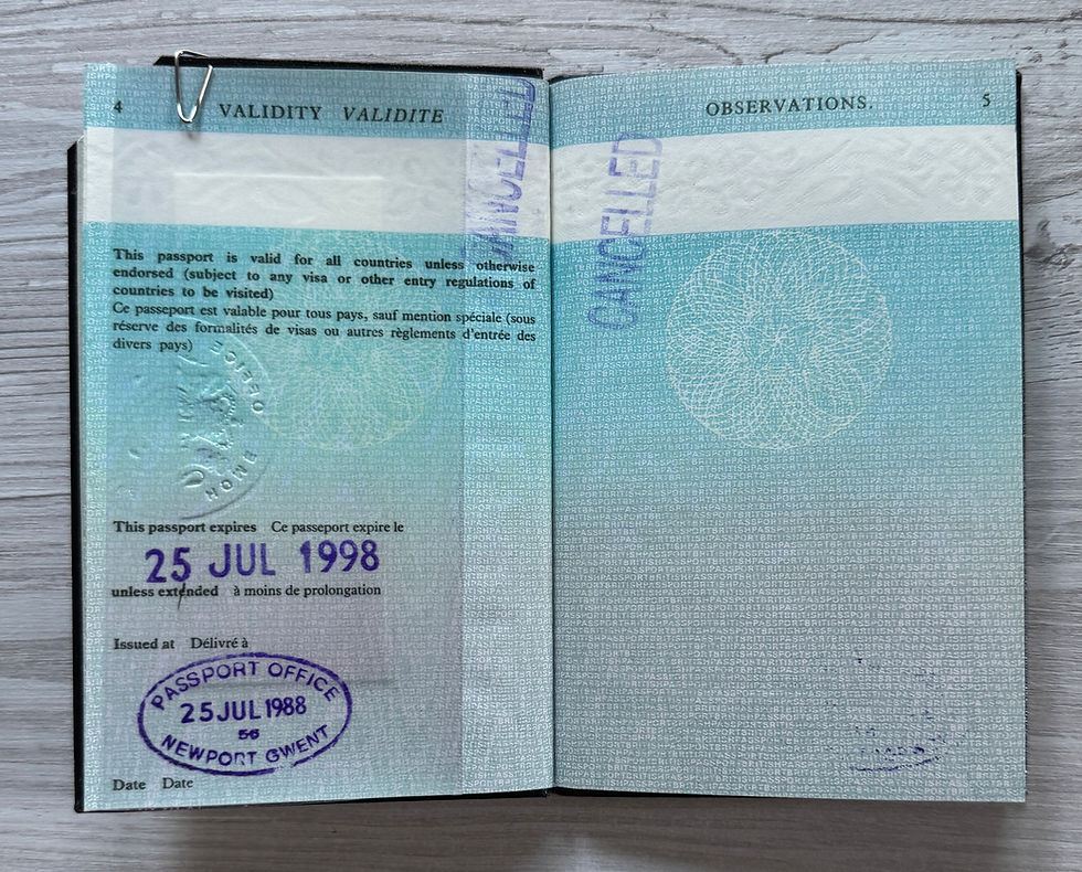 Thumbnail: United Kingdom 1988 passport, unused