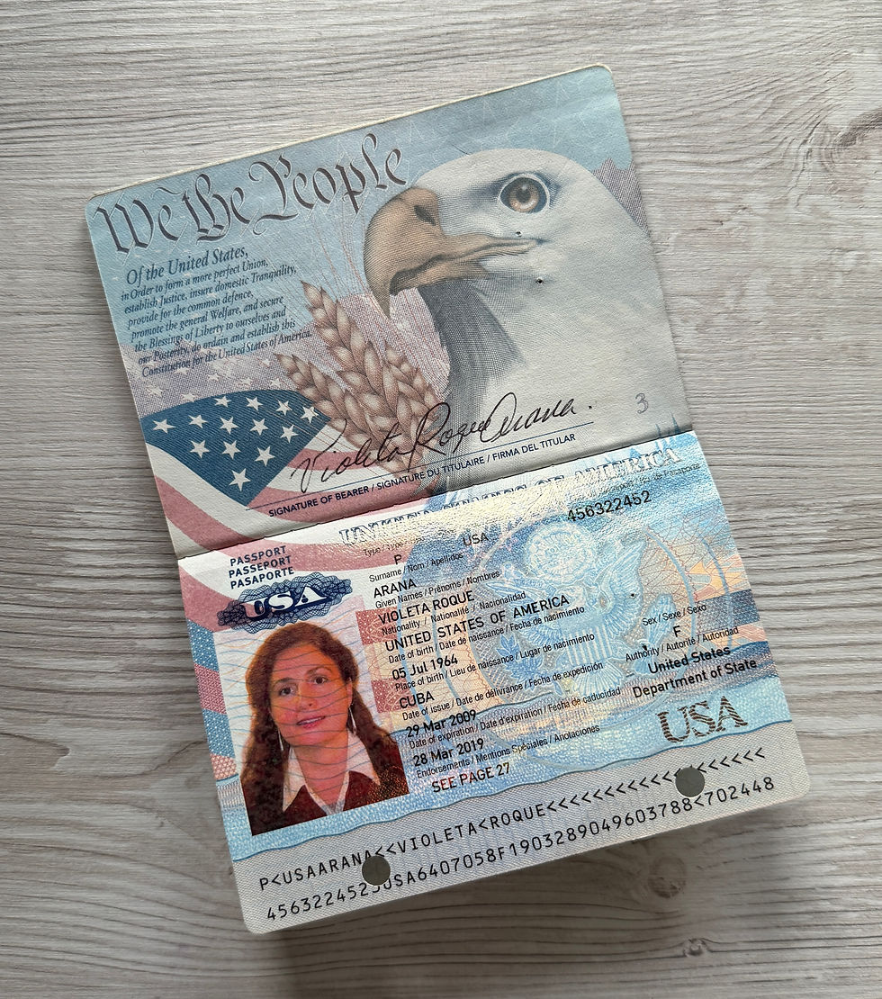 Thumbnail: United States 2009-2019 biometric passport / e-passport, unused