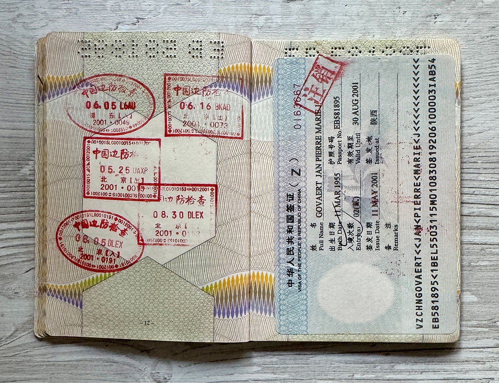 Thumbnail: Belgium 2001 passport with lots of China and Hong Kong visas