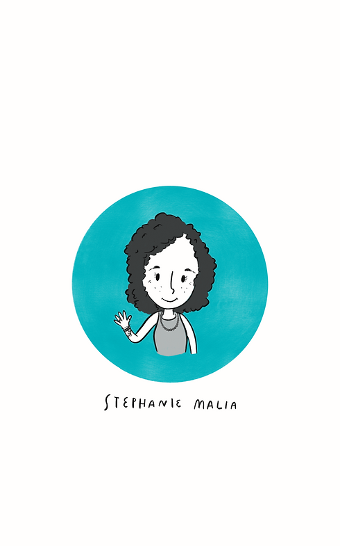 Cartoon picture of Stephanie