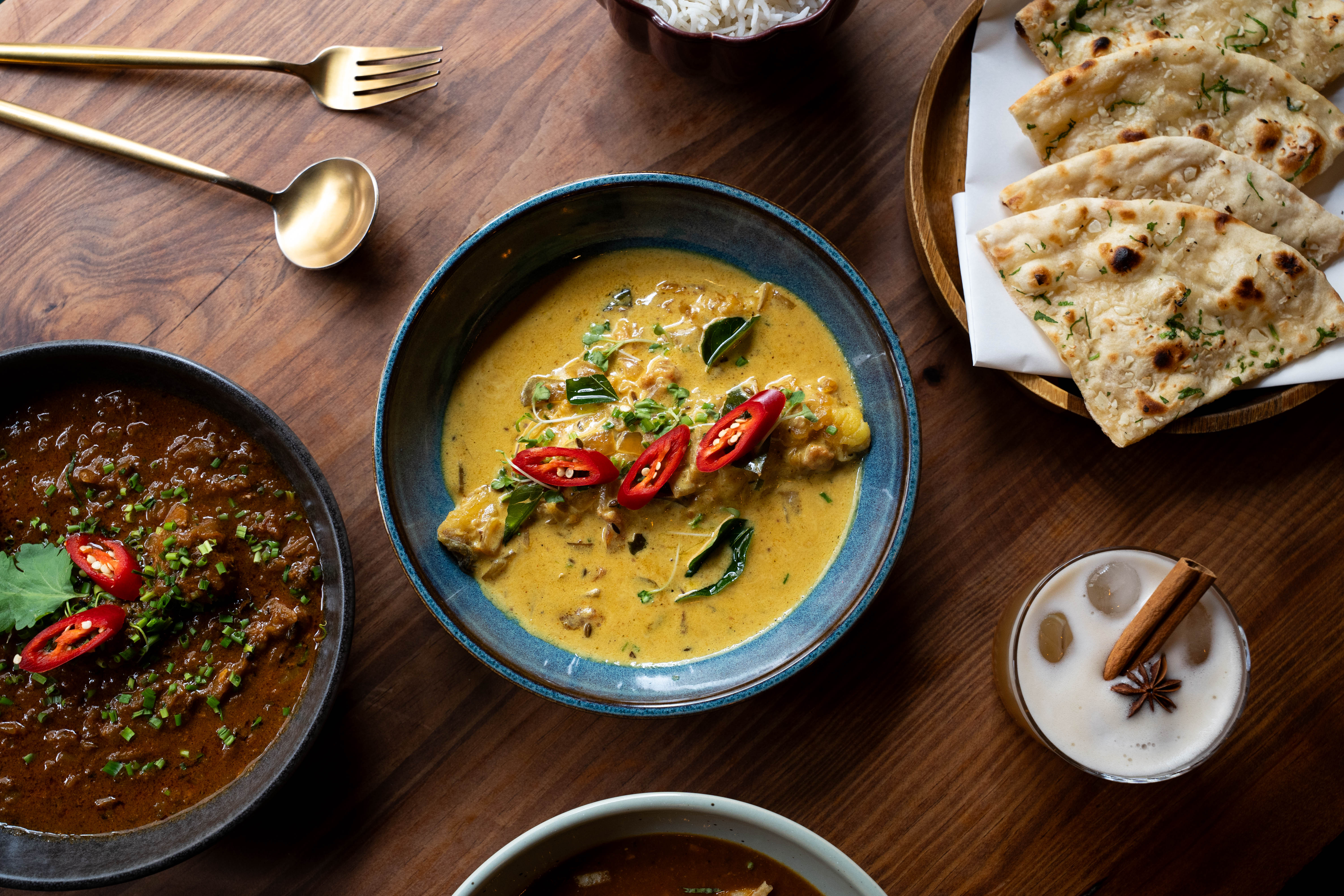 Arranged Food and Objects