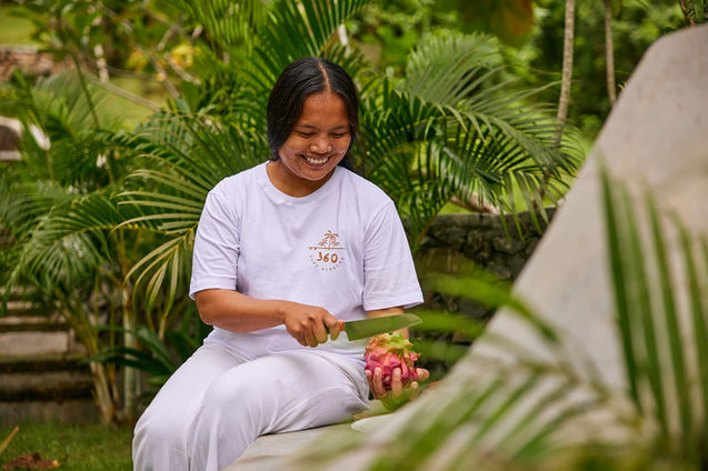 Healthy breakfast surf camp