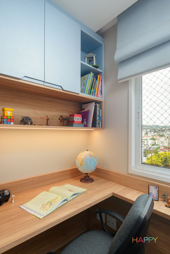 Reforma e decoração de interiores de quarto de menino | Happy Arquitetura - Arquiteto Porto Alegre