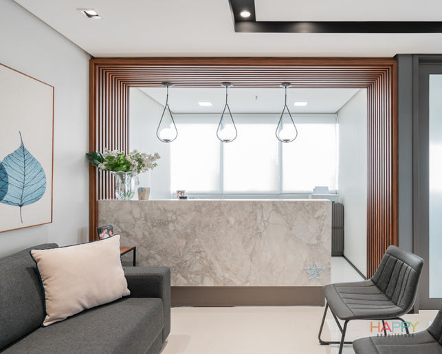 Arquitetura corporativa Clinica odontológica, consultório, dentista, reforma, decoração de interiores, projeto arquitetônico, execução de obra, Happy Arquitetura, Porto Alegre, Rio Grande do Sul, projeto de móveis planejados, arquiteto Porto Alegre, Arquiteta Letícia Barbosa, Arquiteta Juliane Pereira, Arquiteto Leandro Marques